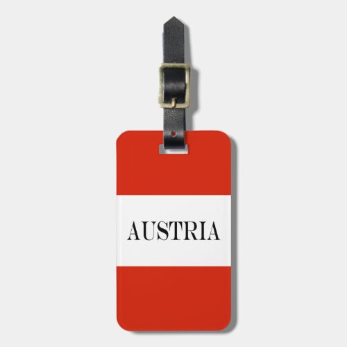 The flag of Austria Luggage Tag