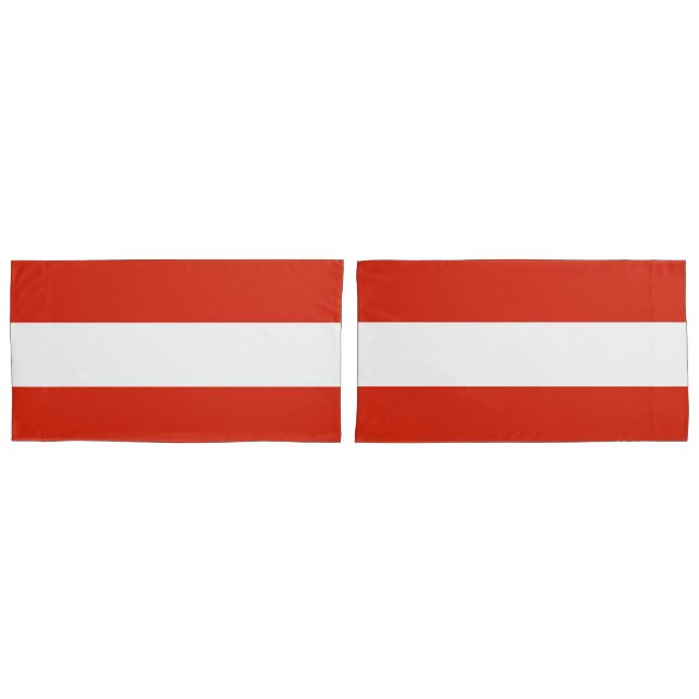 The flag of Austria Pillow Case (Front-Set)