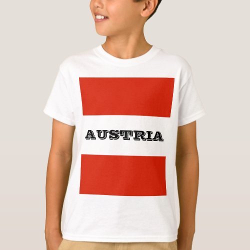 The flag of Austria T_Shirt