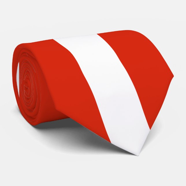 The flag of Austria Tie (Rolled)