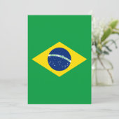 The Flag of Brazil (Standing Front)