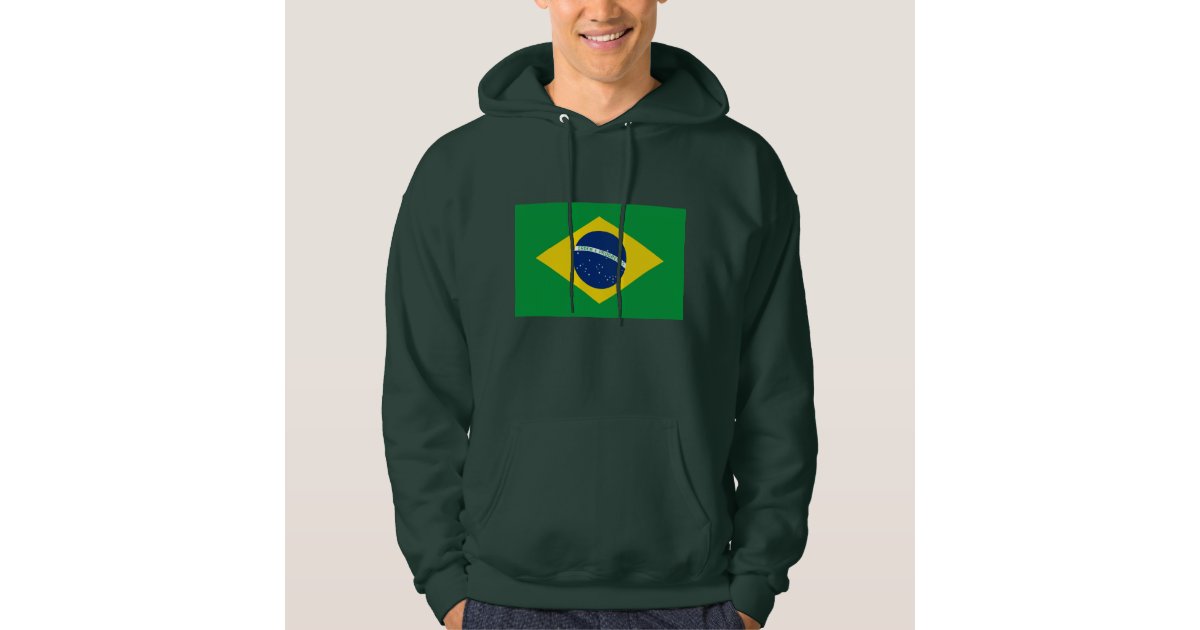 The Flag of Brazil Hoodie | Zazzle