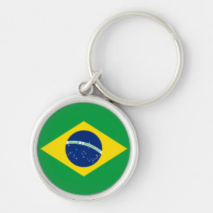The Flag of Brazil Keychain
