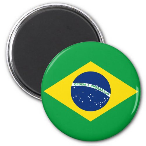 The Flag of Brazil Magnet