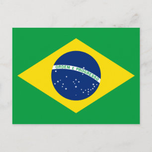 The Flag of Brazil Postcard