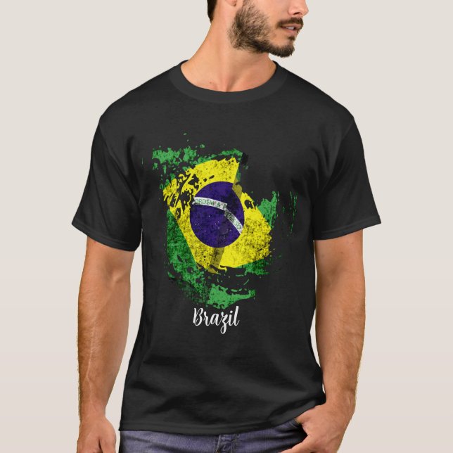 the flag of Brazil T-Shirt (Front)