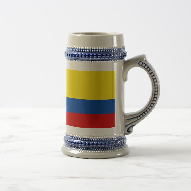 The Flag of Colombia Beer Stein (Right)