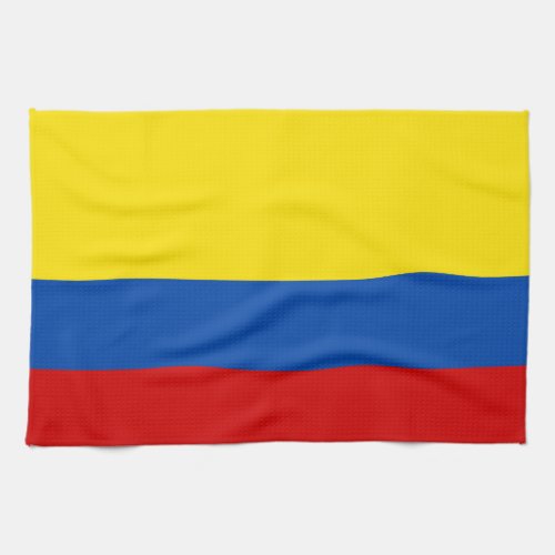 The Flag of Colombia Kitchen Towel