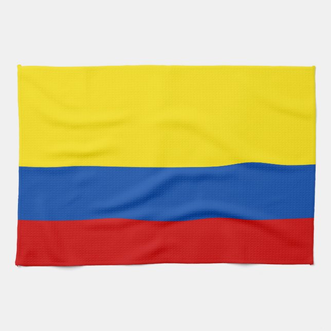 The Flag of Colombia Kitchen Towel (Horizontal)