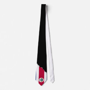 The Flag of Costa Rican Tie