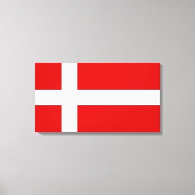The Flag of Denmark Canvas Print (Front)