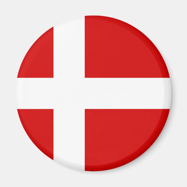 The Flag of Denmark Magnet (Front)
