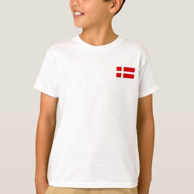 The Flag of Denmark T-Shirt (Front)