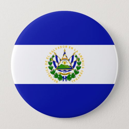 The Flag of El Salvador Pinback Button