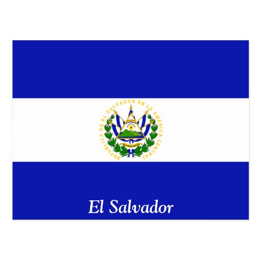 The Flag of El Salvador. Postcard | Zazzle