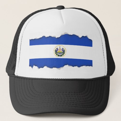 The Flag of El Salvador Trucker Hat