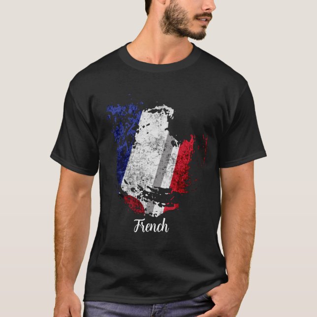the flag of French T-Shirt (Front)