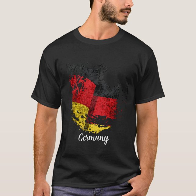 the flag of Germany T-Shirt (Front)