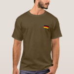 The Flag Of Germany T-shirt at Zazzle
