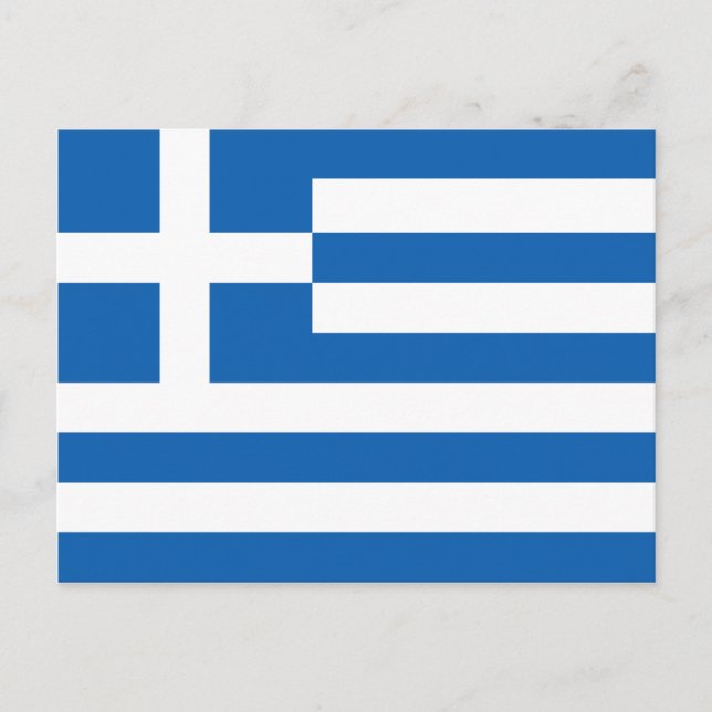The Flag of Greece Postcard (Front)