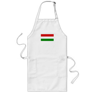 The Flag of Hungary Long Apron