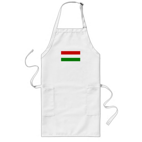 The Flag of Hungary Long Apron