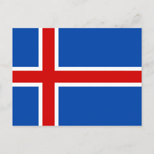 The Flag of Iceland Postcard