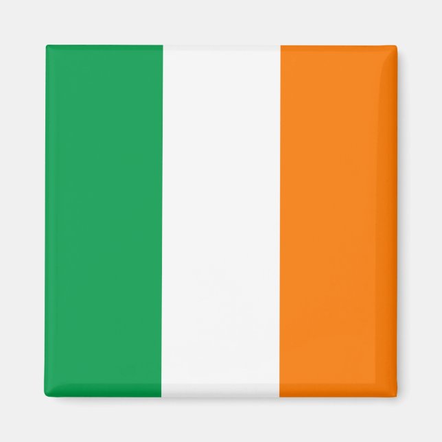 The Flag of Ireland, Irish Tricolour Magnet (Front)