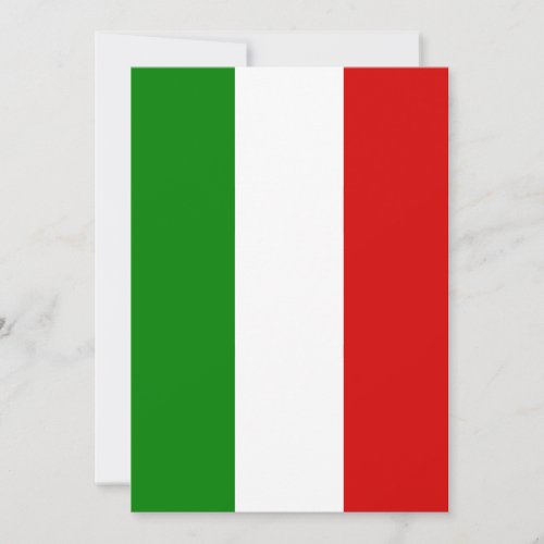 The Flag of Italy Personalized Announcements