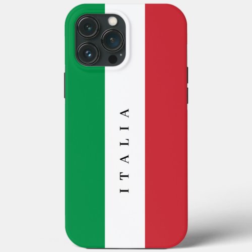 The Flag of Italy _ Italia iPhone 13 Pro Max Case