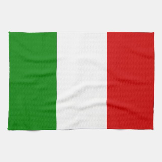 The Flag of Italy Towel (Horizontal)