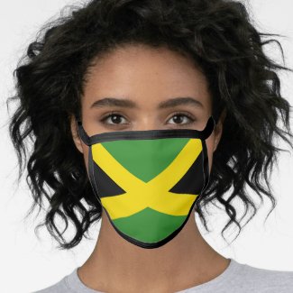 The Flag of Jamaica Face Mask