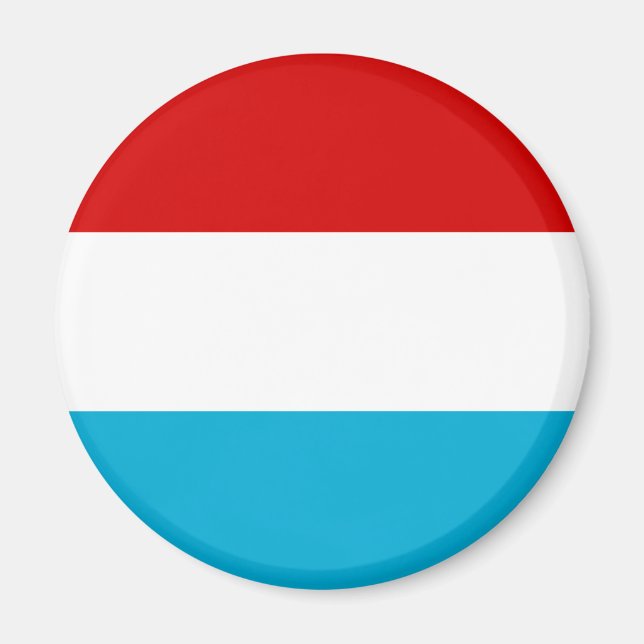 The Flag of Luxembourg Magnet (Front)