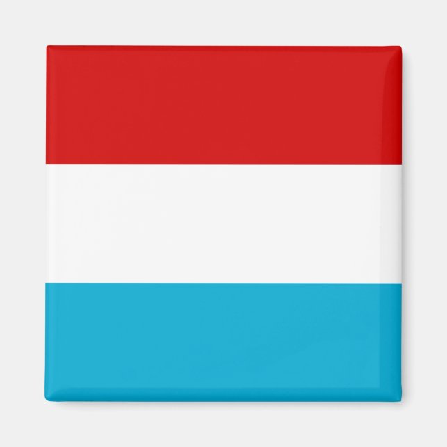 The Flag of Luxembourg Magnet (Front)