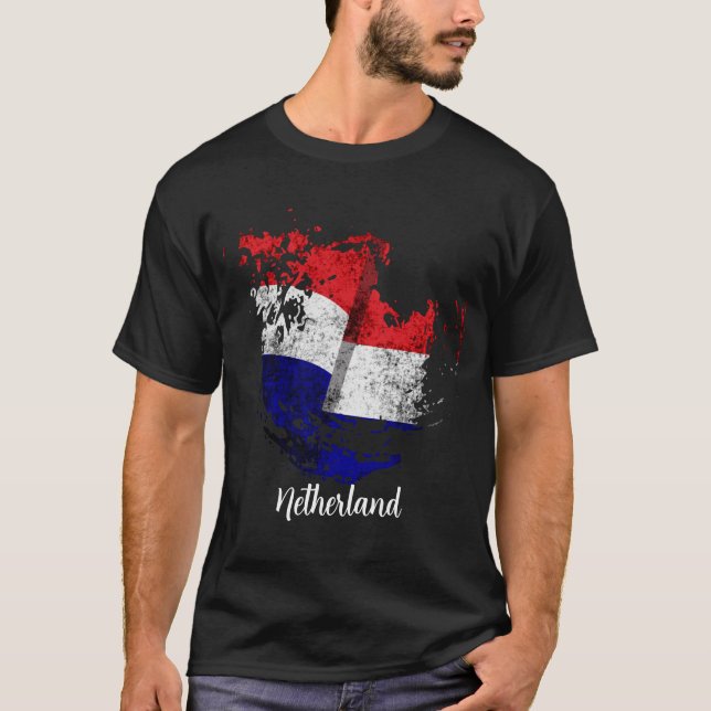 the flag of Netherland T-Shirt (Front)