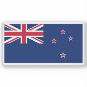 The flag of New Zealand Sticker