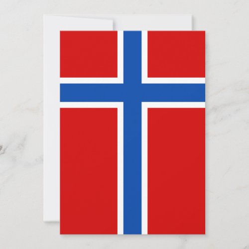 The Flag of Norway Personalized Invites