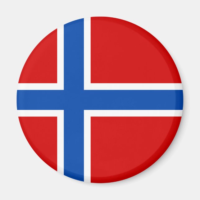 The Flag of Norway Magnet (Front)