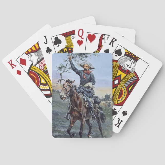 “The Flag of Peace” by Frederic Remington Poker Cards (Back)