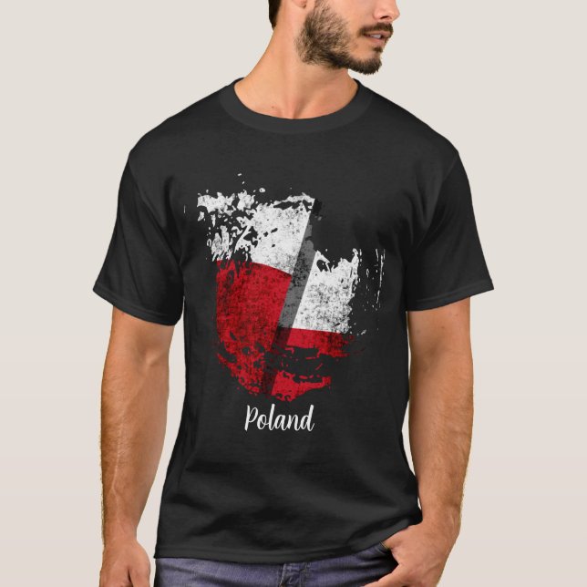 the flag of Poland T-Shirt (Front)