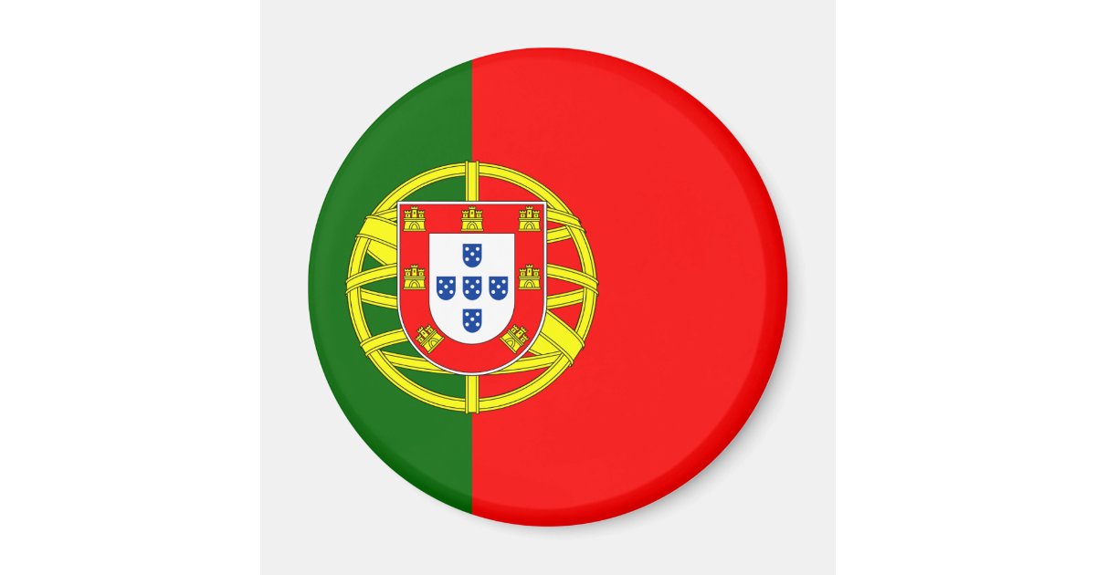 The Flag Of Portugal Bandeira De Portugal Magnet Zazzle Com