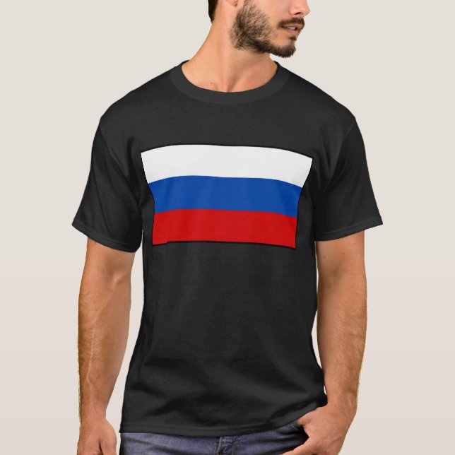 The Flag of Russia T-Shirt (Front)