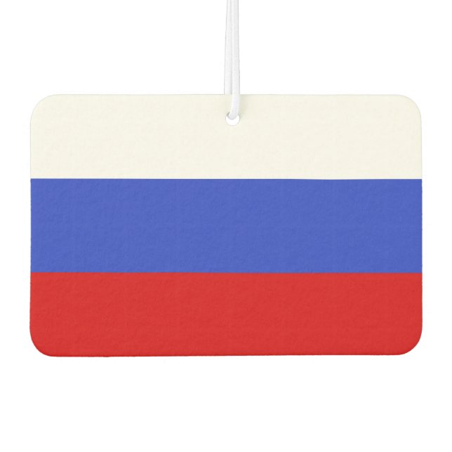 The Flag of Russian Air Freshener (Front)