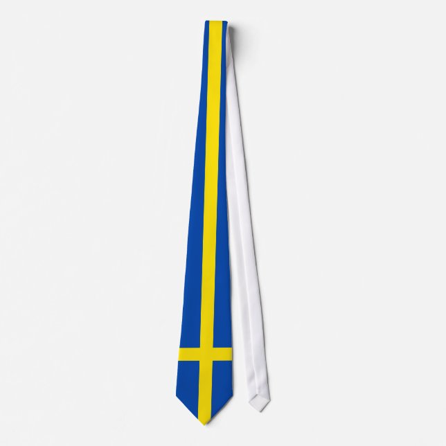 The Flag of Sweden Neck Tie (Front)
