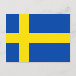 The Flag of Sweden Postcard