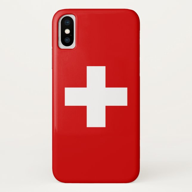 The Flag of Switzerland Case-Mate iPhone Case (Back)