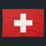 The Flag of Switzerland Towel<br><div class="desc">The flag of Switzerland is great gift for those who love Switzerland or those who have a Swiss heritage. The Swiss flag of the Swiss Confederation known as Switzerland in English, Schweiz in German, Suisse in French and Svizzera in Italian. This design is also available on many other souvenirs for...</div>