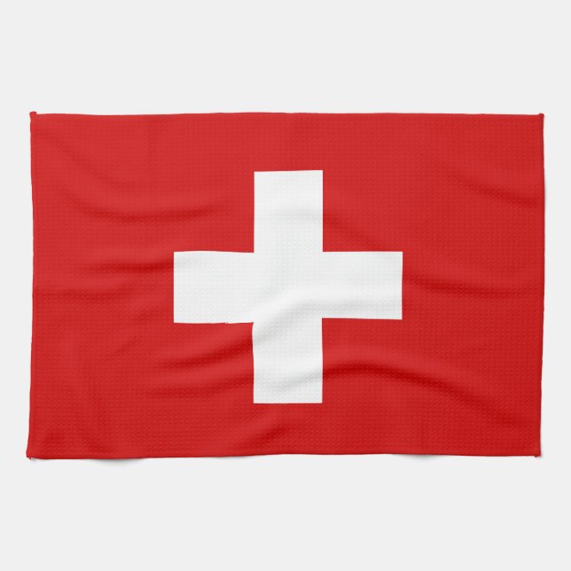 The Flag of Switzerland Towel (Horizontal)