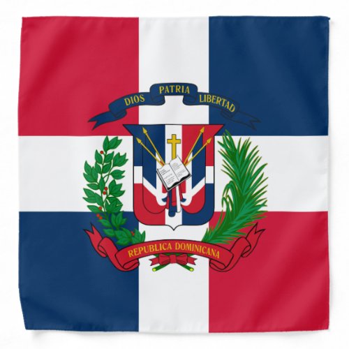 The flag of the Dominican Republic Bandana