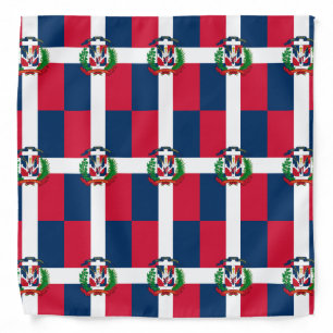 The flag of the Dominican Republic Bandana